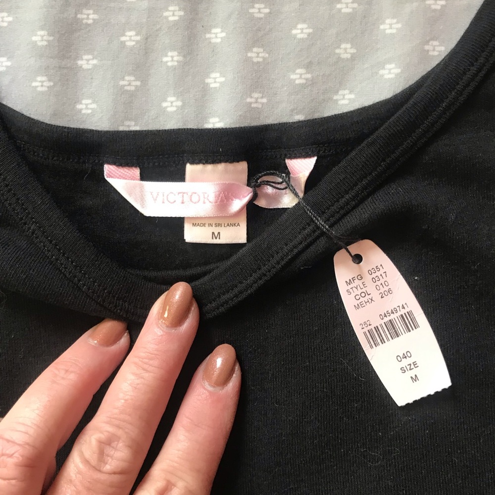 Victoria Secret black tank top size M